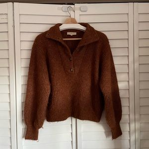 SEZANE Micky Jumper in Hazelnut size Medium